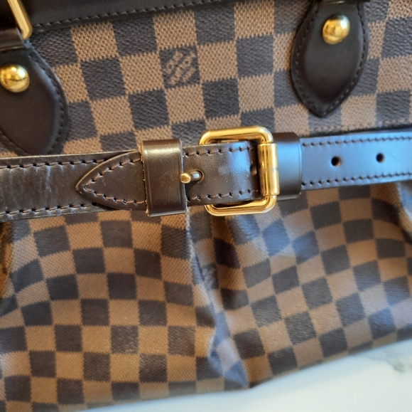 Authentic louis vuitton damier ebine trevi pm 2 way bag and wallet - Picture 2 of 11